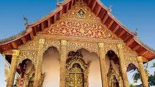 LAOS, the magnificent BUDDHIST TEMPLES of the Royal City of LUANG PRABANG